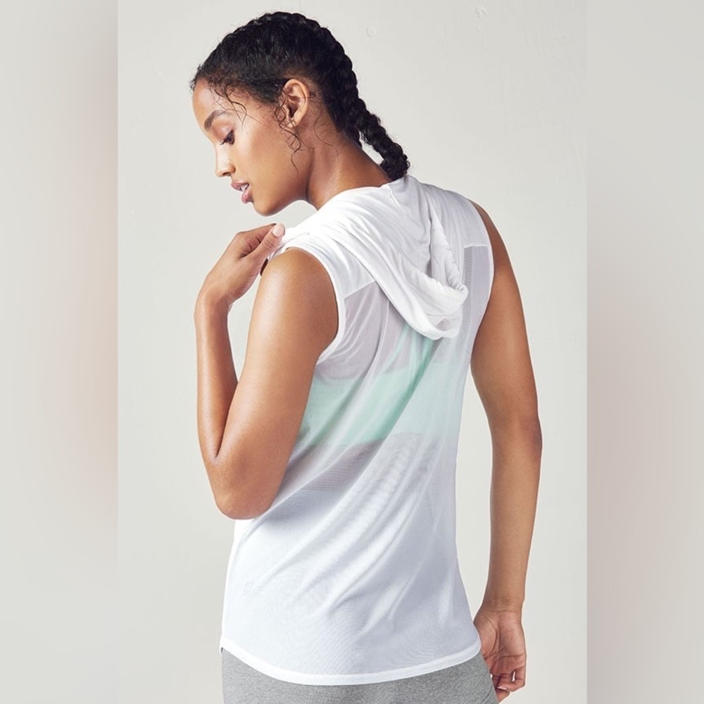 Fabletics White Rina Sleeveless Pullover - Picture 2 of 7